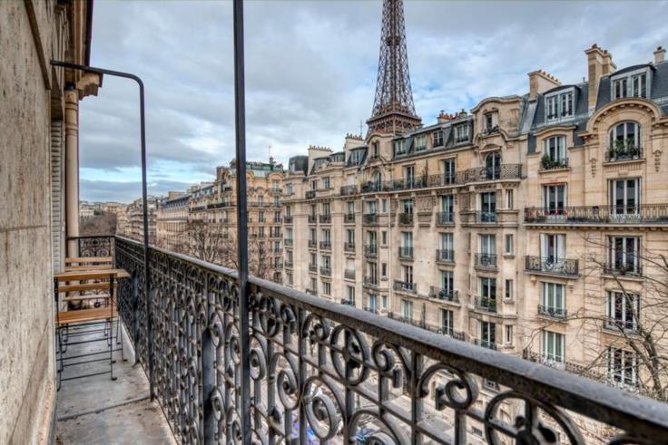 Eiffel Tower / Tour Eiffel Lägenhet Paris Exteriör bild